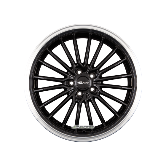 BROCK - B24GP SCHWARZ GLANZ HORN-POLIERT (SGHP) 8,5X19 LK:5/115 ET:40 ML:70,2